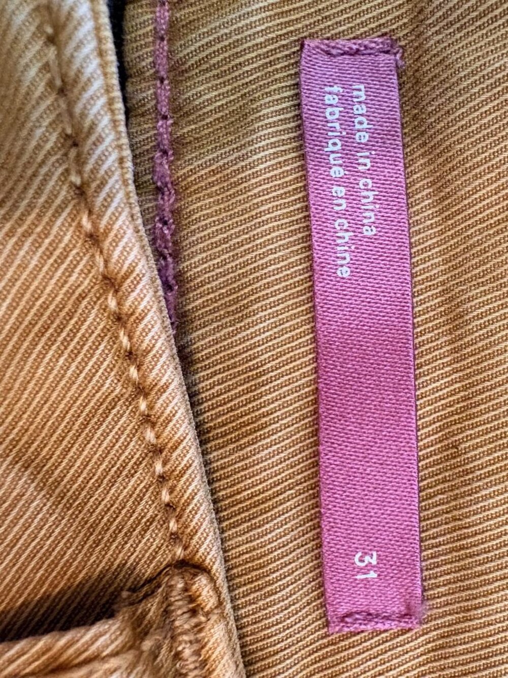 Anthropologie Pilcro The Breaker Relaxed Tapered Barrel Jeans Copper 31 - Picture 6 of 11